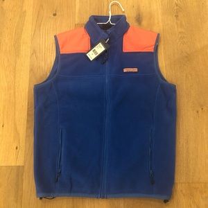 NWT Men’s Vineyard Vines Fleece Shep Vest Medium
